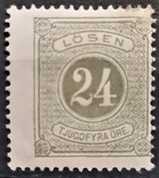 SWEDEN 1874 - MLH - Sc# J8 - Postage Due 24o - Impuestos
