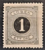 SWEDEN 1874 - MLH - Sc# J1 - Postage Due 1o - Strafport