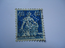 SWITZERLAND  USED STAMPS WITH PERFINS  2 SCAN  WITH POSTMARK - Gezähnt (perforiert)