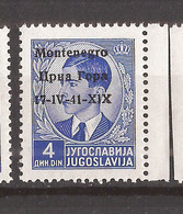 2021-03 -01 ITCGOK   1941 ITALIA MONTENEGRO OCCUPAZZIONE EXCELLENT QUALITY FOR THE COLLECTION  MNH - Montenegro