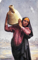 [DC12485] CPA - AFRICA - WOMAN WATER CARRIER - TUCK'S POST CARD - Viaggiata - Old Postcard - Non Classés