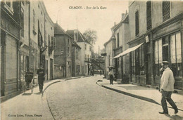 Chagny * La Rue De La Gare * Commerce Magasin - Chagny