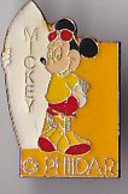 PIN'S THEME : DISNEY MICKEY SURFEUR,   PUB PHILDAR - Disney