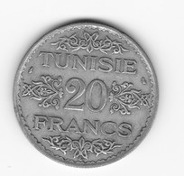 20 Francs Tunisie 1353   TTB à SUP - Tunisia