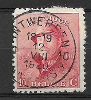 OBP168 Met Cirkelstempel Antwerpen-Anvers 10 - 1919-1920 Albert Met Helm