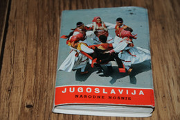 JUGOSLAVIJA  YUGOSLAVIA, NARODNE NOSNJE, 16 CARDS / LEPORELLO /  FOLK COSTUMES - Jugoslavia