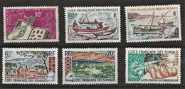 Cote Des Somalis YT 319/324 Philatec, Voiliers, Tuberculose N** MNH - Unused Stamps