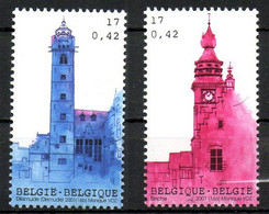 BELGIQUE. N°3010-1 De 2001. Beffrois/Horloge. - Horlogerie