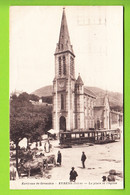 EYBENS : La Place Et L'Eglise, Tramway. 2 Scans. Edition Point - Sonstige Gemeinden