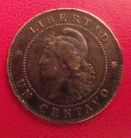 Argentine Argentina. 1 Un Centavo 1890. Republica Libertad - Argentinië