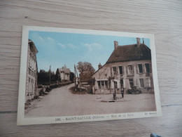 CPA 58 Nièvre Saint Saulge Rue De La Gare - Andere & Zonder Classificatie