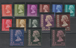 HONG KONG - 602 ** 1973 - Elisabetta II Definitiva N. 266/79. MNH - Unused Stamps