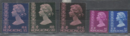 HONG KONG - 603 ** 1975-76 - Elisabetta II Tipi Del 1973 Con Dent. 14-14 ½ N. 313A/15. MNH - Ongebruikt