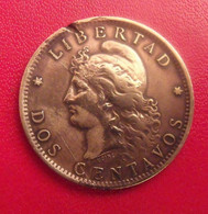 Argentine Argentina. 2 Dos Centavos 1890. Republica Libertad. Diamètre 30 Mm - Argentinië