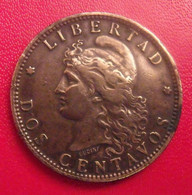 Argentine Argentina. 2 Dos Centavos 1891. Republica Libertad. Diamètre 30 Mm - Argentinië