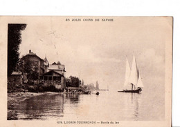 LES JOLIS COINS DE SAVOIE.  1076. LUGRIN-TOURRONDE - Bords Du Lac.  CPA ETAT NEUF. A Circulé En 1935. 2 SCANS - Lugrin
