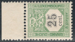 Luxemburg Yvert/Prifix Taxe 5 */** Sans Charnière Minime Trace De Gomme Cote EUR 225 (numéro Du Lot 649PL) - Strafport