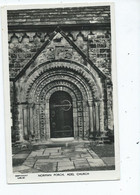 Yorkshire   Rp  Postcard  Adel Church Norman Porch Posted 1951 - Leeds
