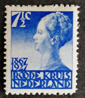 Nederland/Netherlands - Nr. 206B (postfris Met Plakker) Rode Kruis 1927 - Otros & Sin Clasificación