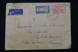NOUVELLE ZÉLANDE - Enveloppe De Auckland Pour La France En 1946 Par Avion - L 86971 - Covers & Documents