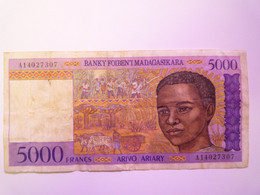 GP 2021 - 55  BILLET De 5000 FRANCS   XXX - Madagaskar