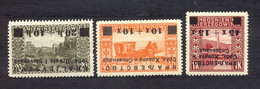 SHS BOSNIA AND HERZEGOVINA - Mi.No. 30/32, Inverted Overprint. - Bosnie-Herzegovine