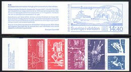 SWEDEN 1981 Sweden In The World Booklet MNH / **.  Michel MH84 - 1981-..