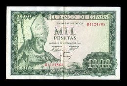 España Spain 1000 Pesetas San Isidoro 1965 Pick 151 Serie B EBC/- A/XF - 1000 Peseten