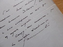 Camille SEE (1847-1919) Député LOI ENSEIGNEMENT FILLES 1880. Autographe - Autografi