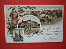 HUNGARY - SZOMBATHELY , UZVOZLET SZOMBATHELYROL 1895, OLD LITHO - Hungría