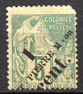 Col19  SPM Saint Pierre & Miquelon N° 35 Neuf Sans Gomme Cote 20,00€ - Neufs