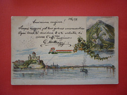 HUNGARY - ESZTERGOM , OLD LITHO 1898 - Hungría