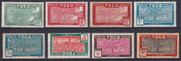 TOGO - 1926 - YVERT N° 144/151 * MLH - COTE = 15 EUR.  - - Unused Stamps