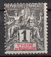 Col19  SPM Saint Pierre & Miquelon N° 59 Neuf X MH Cote 1,60€ - Nuevos