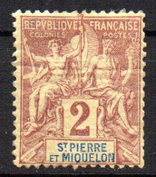 Col19  SPM Saint Pierre & Miquelon N° 60 Neuf X MH Cote 1,60€ - Unused Stamps