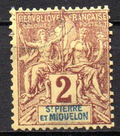 Col19  SPM Saint Pierre & Miquelon N° 60 Oblitéré Cote 1,60€ - Neufs