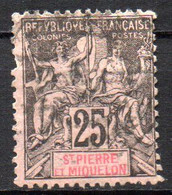 Col19  SPM Saint Pierre & Miquelon N° 66 Oblitéré Cote 4,00€ - Used Stamps