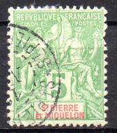 Col19  SPM Saint Pierre & Miquelon N° 72 Oblitéré Cote 4,00€ - Used Stamps