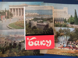 AZERBAIJAN. Capital BAKU. LOT 8 Postcards. 1970 - Azerbaigian