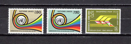 Naciones Unidas .- Ginebra    1976  .- Y&T  Nº   60/61-62 - Gebraucht