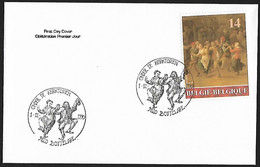 1990 - BELGIË/BELGIQUE/BELGIEN - FDC - Y&T 2394 [David Teniers II] + BOTTELARE - 1981-1990