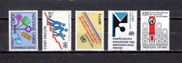 Naciones Unidas .- Ginebra    1980-81  .- Y&T  Nº   94/95-96-97/98 - Oblitérés