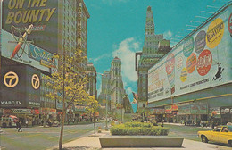 New York City - Times Square - Unused - By Manhattan Post Card Co. No. DT-75652 -B - Cars - 2 Scans - Time Square