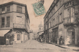 Le Chambon -  Rue De L'église- Scan Recto-verso - Le Chambon Feugerolles