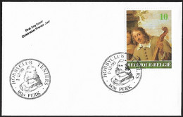 1990 - BELGIË/BELGIQUE/BELGIEN - FDC Belgian Artworks - Y&T 2393 [David Teniers II] + PERK - 1981-1990