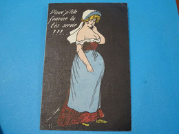 Illustrateurs ) Xavier Sager - N° 16 - P'auv'petite Femme Tu L'es Servie !!!!: Année  1903 - EDIT - - Sager, Xavier
