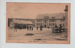 REF3273/ CP-PC Camp D'Elsenborn Les Casernes Animée , TP 195 Houyoux C.Elsenborn 1926 > Beerschot Anvers - Elsenborn (Kamp)