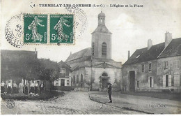 TREMBLAY-LES-GONESSES (S.-et-O.) - L'Eglise Et La Place - Tremblay En France