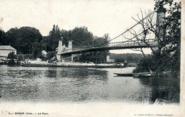 Boran-sur-Oise - Péniche Sous Le Pont Suspendu - Edition André Cayeux - Carte N° 3 - Boran-sur-Oise
