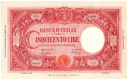 Italia - 500 Lire 1943 Barbetti      ---- - 500 Liras